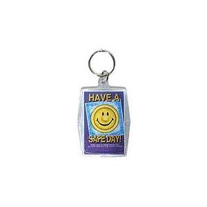   Keychains Condom Have a safe day   Condom smiley face, 10/bags
