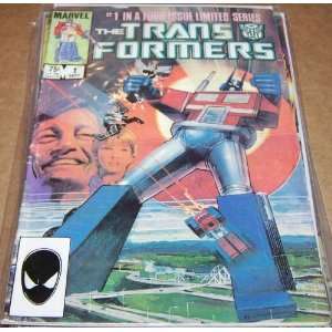 Transformer Comic 1984 1 4 limited issue collection