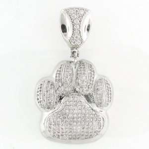 Mens & Womens Iced Out Hip Hop White Gold Plated Cubic Zircoina (CZ 