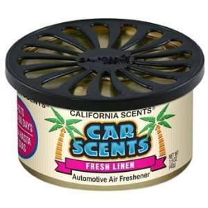  California Car Scents Fresh Linen Fragrance with Vented 