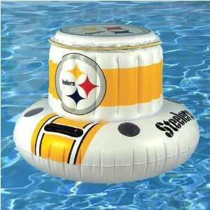  Pittsburgh Steelers Inflatable Floating Cooler: Sports 