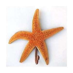    Hand Painted Starfish 1 Hook   Seashell Decor: Home & Kitchen