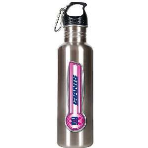Great American New York Giants Breast Cancer Awareness 26oz Silver 