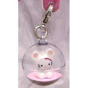   Chinese Zodiac Sign in Water Ball Cell Phone Strap (Rat): Cell Phones