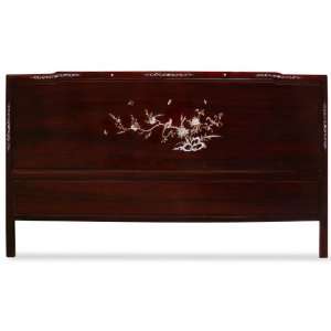  Rosewood California King Size Headboard   Mother of Pearl 
