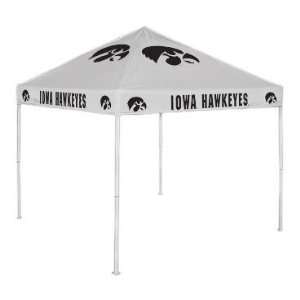   : Iowa Hawkeyes NCAA White Canopy Tent With Frame: Sports & Outdoors