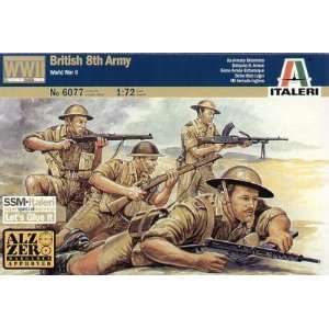  British 8th Army Soldiers 1 72 Italeri Toys & Games