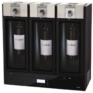 Skybar WP1000 3 Chamber Wine Preserving System, Espresso Skybar 3 