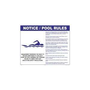 New Jersey Pool Rules Sign 3033Wa3024E 
