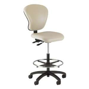 , Inc. 850 Series Lab Chair w/ Fixed Back   Black Composite Base w 