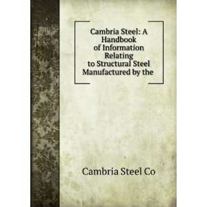 handbook of information relating to structural steel manufactured 