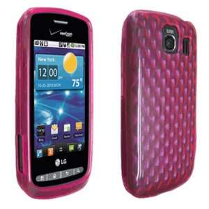 LG Vortex VS660 High Gloss Silicone Protective Cover Pink Verizon OEM 