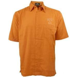  Antigua Tennessee Volunteers Orange Camp Button up Shirt 