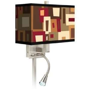  Earth Palette Giclee LED Reading Light Plug In Sconce 