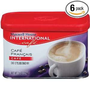 Maxwell House International Coffee Café Francais, 7.6 Ounce Cans 