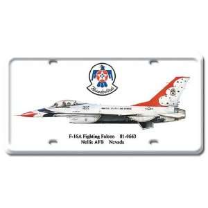 16A Fighting Falcon License Plate 