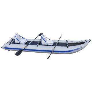Sea Eagle 435 Paddle Ski Catamaran Inflatable Kayak with Pro Package 