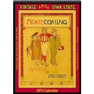 Vintage Iowa State Football 2012 Wall Calendar  Sports 