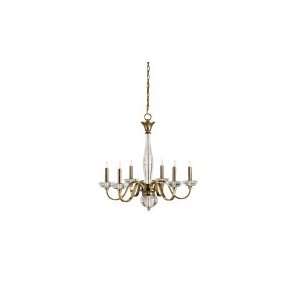 Currey and Company 9082 Oliver   Six Light Chandelier, Coffee Bronze 