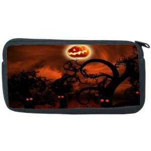  Halloween Spooky Trees Silhouette Neoprene Pencil Case 