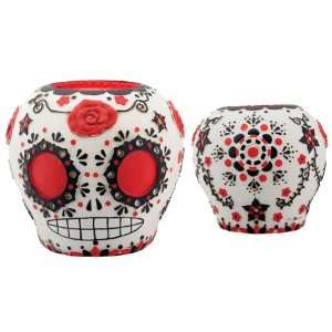  Day of the Dead Sugar Skull Red Case Pack 12