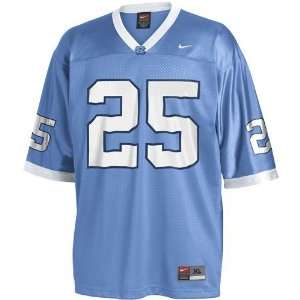   (UNC) #25 Sky Blue Youth Replica Football Jersey: Sports & Outdoors