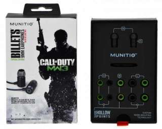   Call of Duty Modern Warfare 3 Billets LN 9mm Earphones Headset COD MW3