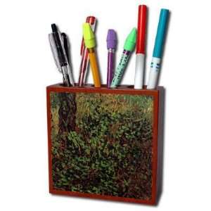  Undergrowth By Vincent Van Gogh Pencil Holder Office 
