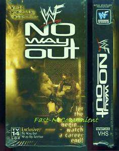 WWF NO WAY OUT 2000 00 VIDEO VHS FACTORY SEALED  