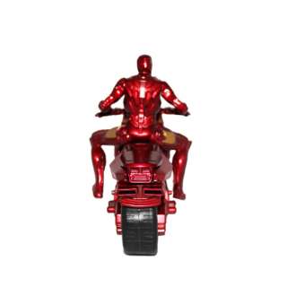 3x Iron Man 2 Action Figure Motorbike Car Drive Set  