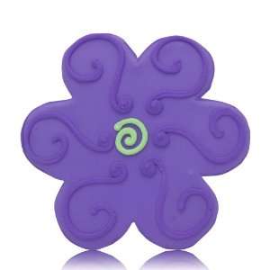 Purple Swirl Flower Cookie Favors