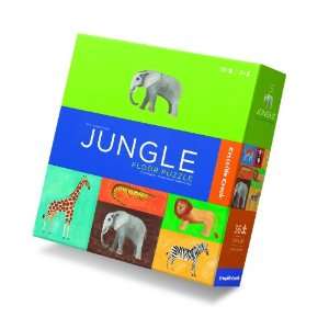    Jungle Learn n Play 36 Piece Boxed Floor Puzzle: Toys & Games