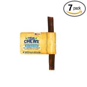 TRUE CHEWS Beef Bully Stick Dog Treat, 6 Inches (Pack of 7):  