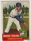 1953 TOPPS #199 MARION FRICANO VG EX A5697  