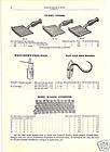 CURRY COMB HAY HOOK WAGON SEAT 1900 ANTIQUE CATALOG AD