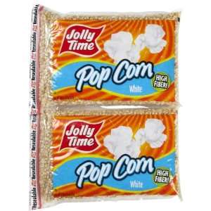 Jolly Time White Popcorn, Poly Bag, 32 oz, 2 pk  Grocery 