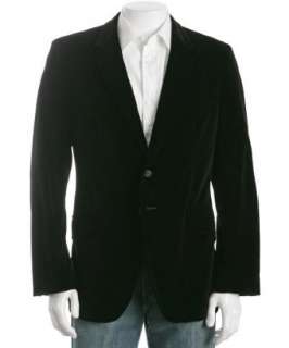 Paul Smith PS black velvet 2 button blazer  