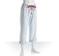 pj salvage denim striped cotton americana cuffed pajama pants