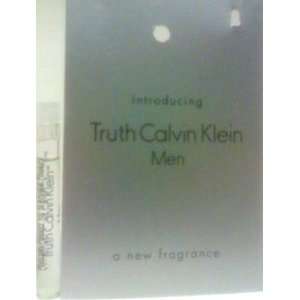  Truth Calvin Klein Cologne for Men .05 Oz Eau De Toilette 
