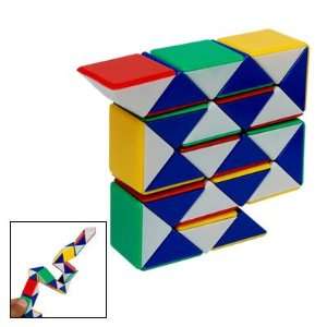   Interesting Colorful Plastic Magic Cube Puzzle Kids Toy: Toys & Games