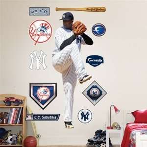  New York Yankees CC Sabathia Fathead Player Wall Decal 