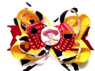 Toy Story Jessie Hair Bow on a French Barrette Disney  