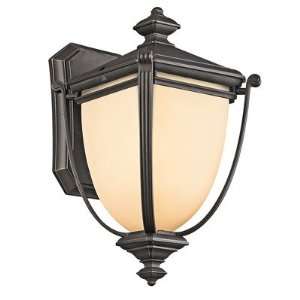Warner Park Outdoor Wall Lantern in Rubbed Bronze Size / Bulb Type 12 