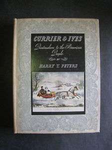 1942 CURRIER & IVES , Harry T. Peters Book, Prints  