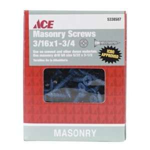  Bx/1lb x 2 Ace Masonry Screws (19101ACE)