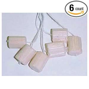 Pith Balls; Plain With String; 6 Pack  Industrial 