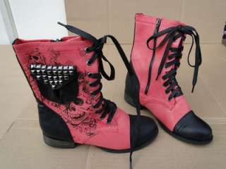 IRON FIST AMERICAN NIGHTMARE COMBAT BOOTS US SIZE 6  