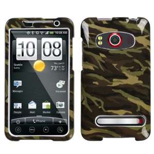  HTC EVO 4G Protector Case Phone Cover   Green Camouflage 