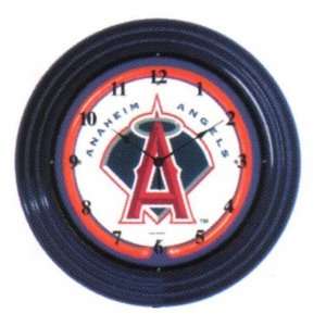    Imperial International Anaheim Angels Neon Clock: Home & Kitchen