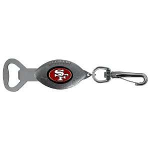  San Francisco 49ers NFL Bottle Opener Key Ring: Sports 